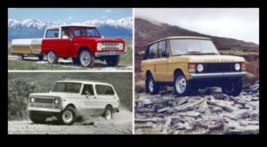 Немодерен SUV вибрации Направете пътувам до работа назад във стихиите с винтидж SUV конверсии