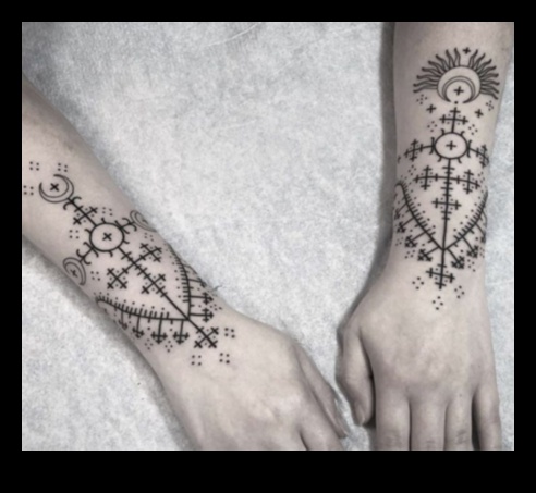 Впечатления от мастило: значими истории, гравирани върху платното на китката