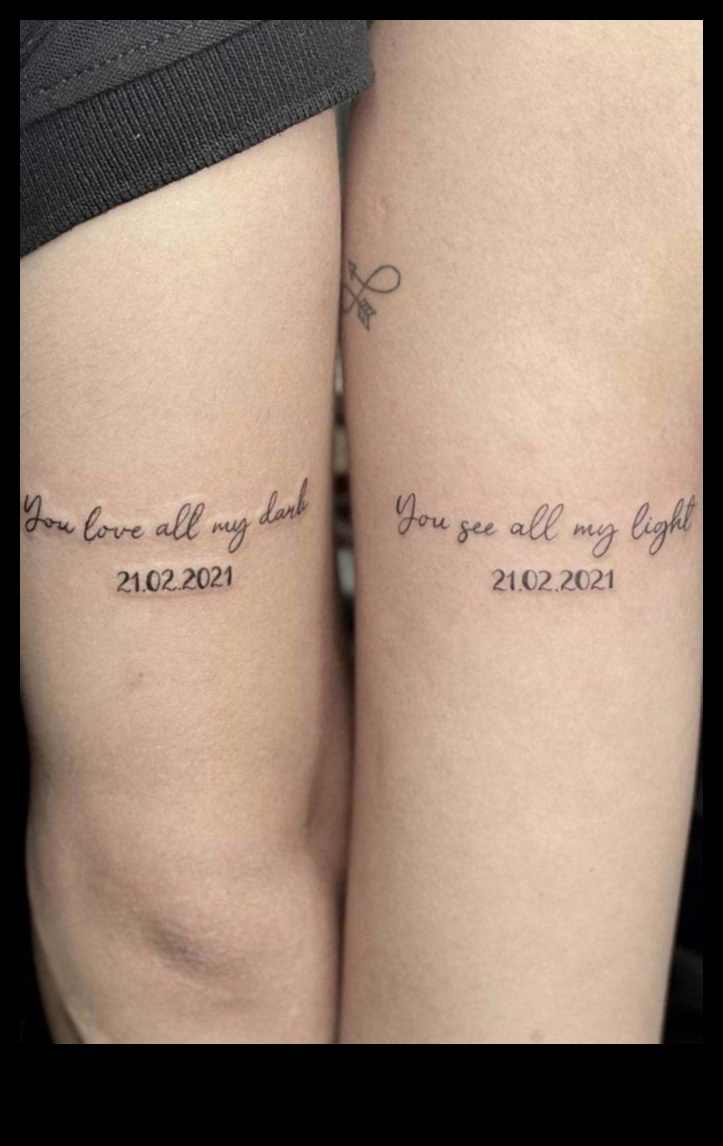 Шепот на любов двойка татуировки, които говорят език на преданост 3 Шепот на любовта: Двойка татуировки, говорещи език на преданост