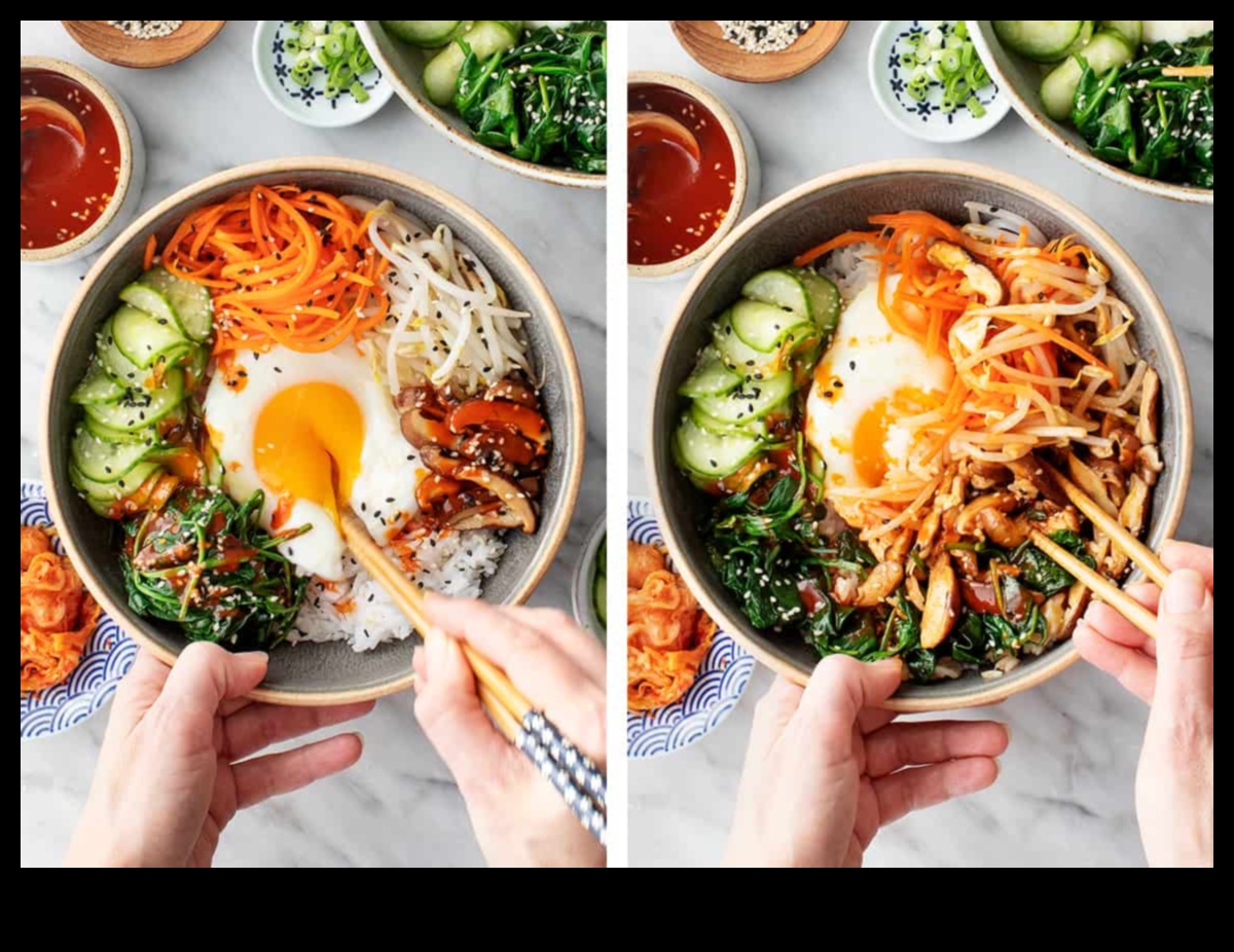 Bibimbap Bliss: Открийте майсторството на творбите на корейски купи за ориз