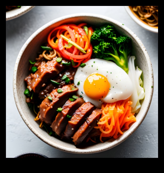 Bibimbap Bliss: Открийте майсторството на творбите на корейски купи за ориз