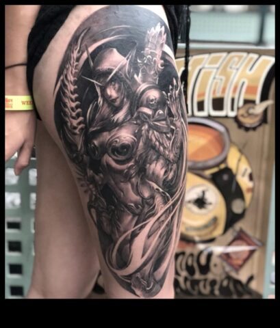 Алхимия в съответствие с мастилото Изкуството в съответствие с реализма Татуировки