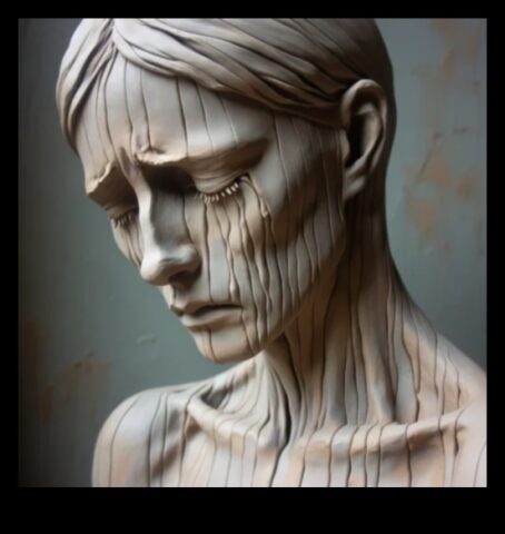 Скулптуриране според себе си Боди арт сравним с трансформиращо изразяване